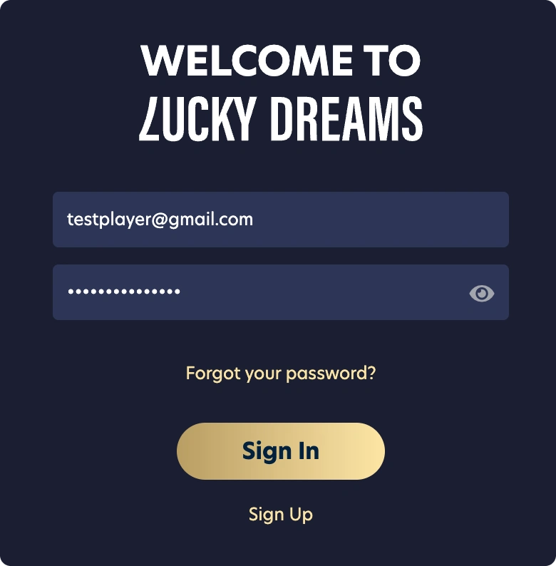 lucky dreams casino login