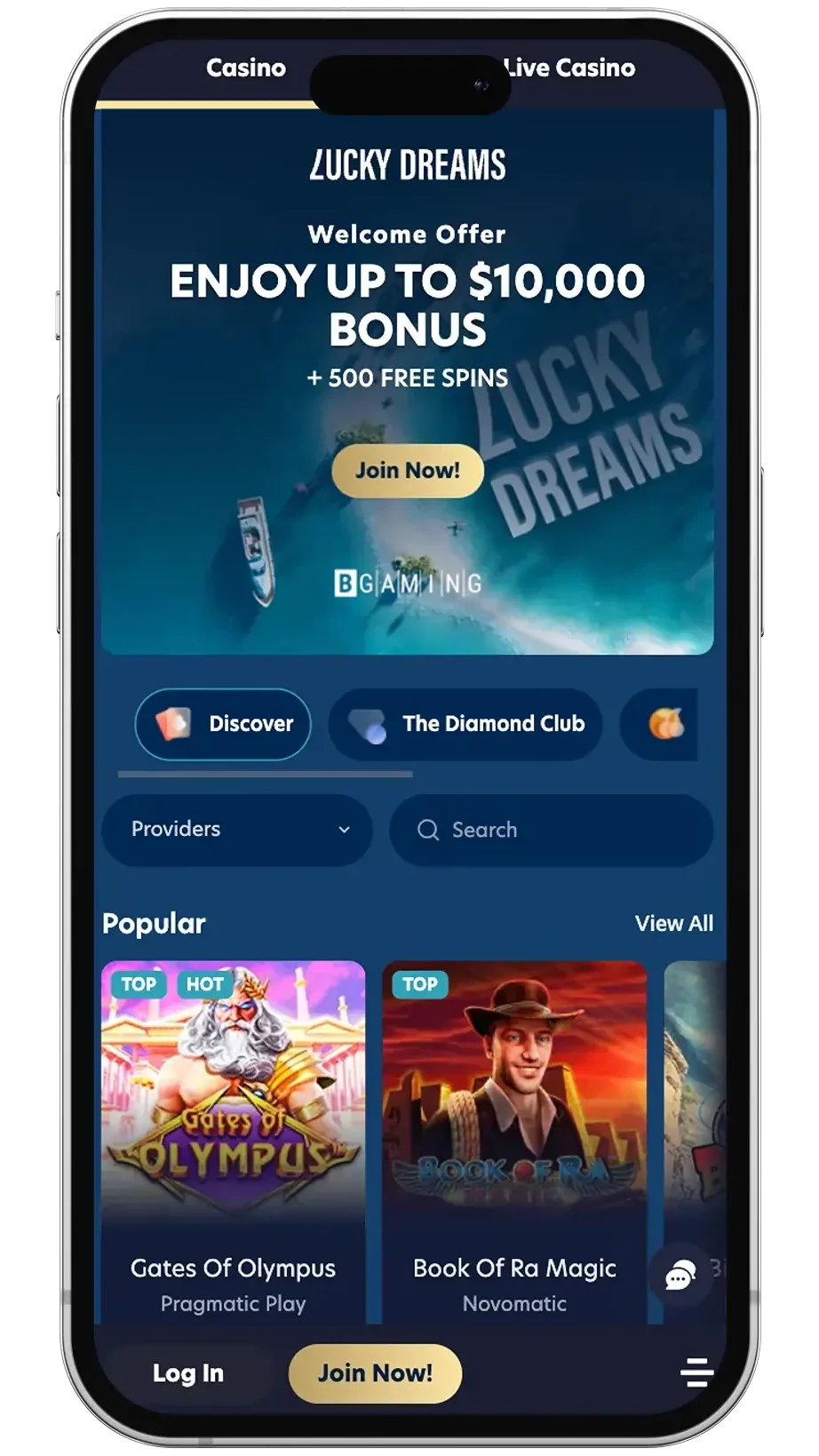 lucky dreams casino app